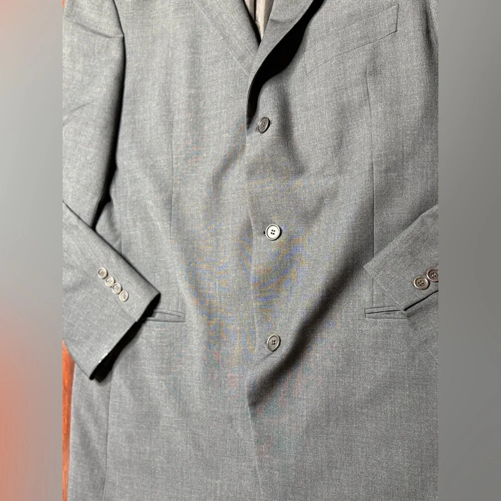 Hugo Boss Stretch Einstein Octo Sport Coat Gray Wool Jacket Men’s Blazer 40 L